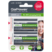 Аккумулятор бытовой GoPower HR20 D (00-00018323)