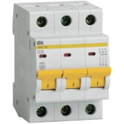 Выключатель автоматический модульный 3п D 32А 4.5кА ВА47-29 KARAT IEK MVA20-3-032-D
